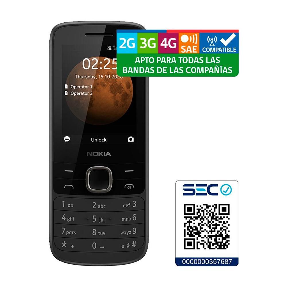 Celular Básico Nokia 225 / 128 Mb / Movistar image number 5.0