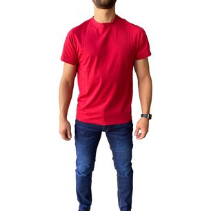 Polera Algod&oacute;n Rojo Hombre