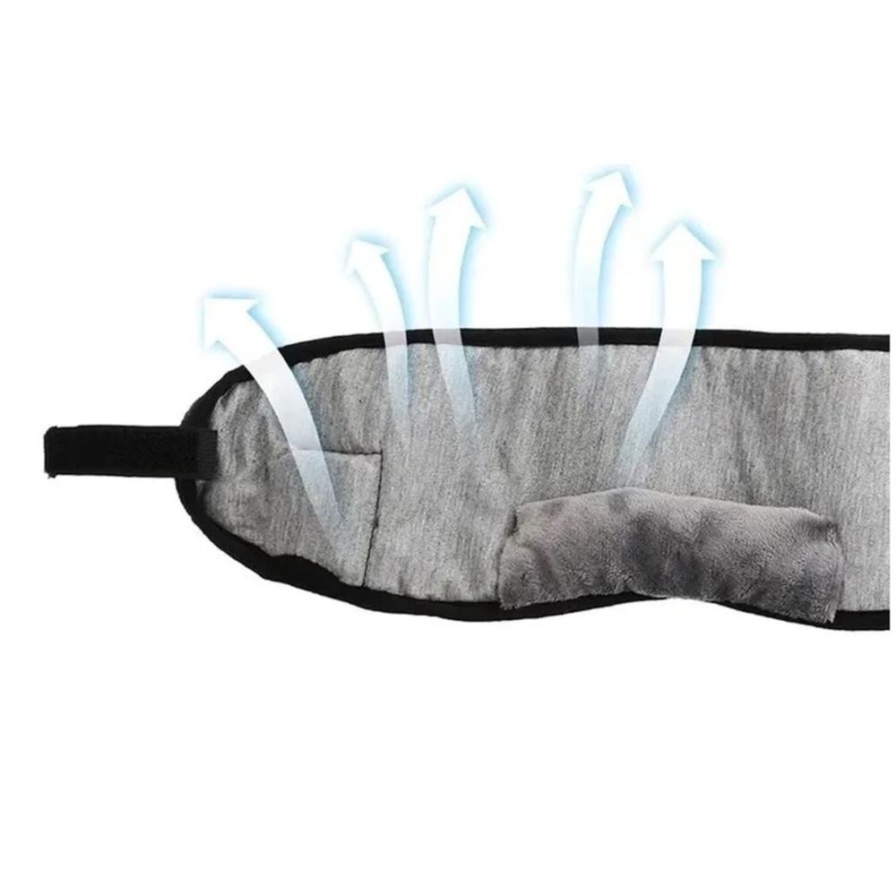 Antifaz M&aacute;scara Para Dormir Auriculares Bluetooth 5.0 Color Gris Unicolor image number 2.0