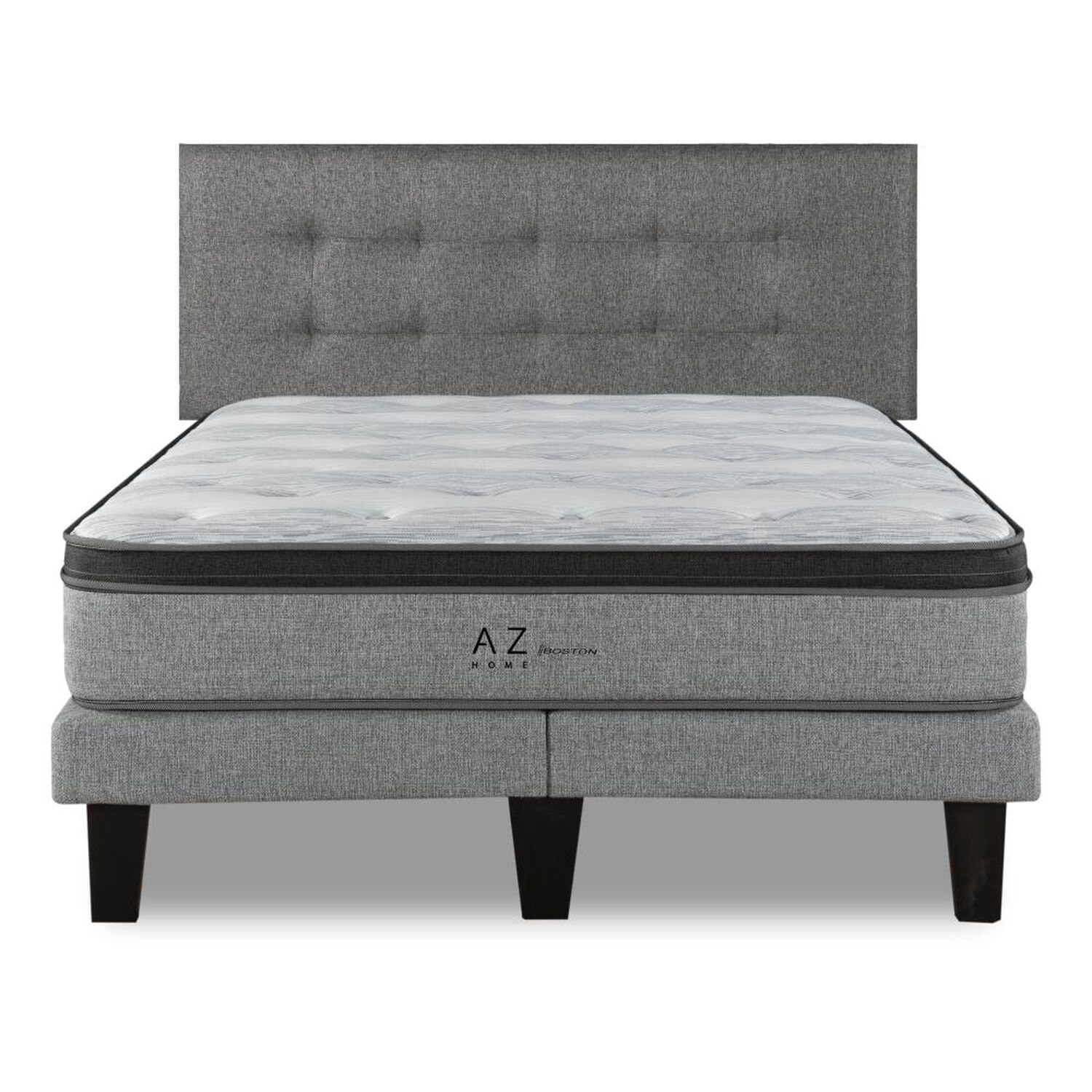 Cama Europea Az Home Boston / 2 Plazas / Base Dividida + Respaldo image number 0.0