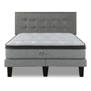 Cama Europea Az Home Boston / 2 Plazas / Base Dividida + Respaldo