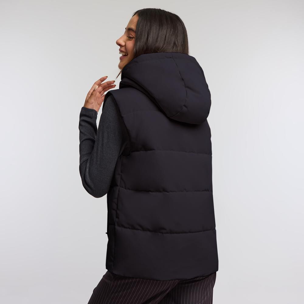 Parka Regular Sin Mangas Cuello Alto Con Capucha Mujer Freedom image number 1.0