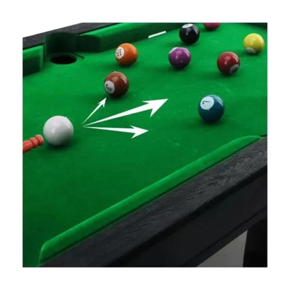 Juguete Mini Mesa De Pool Billar Con Accesorios Infantil image number 4.0