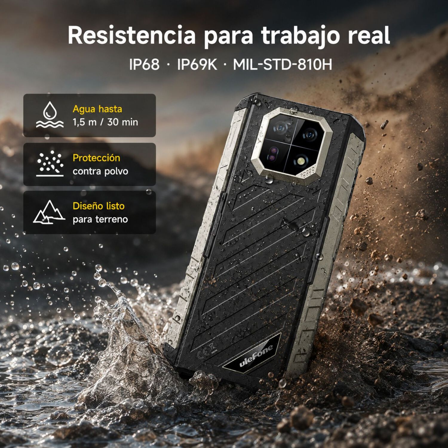 Ulefone Armor 22 Pro Esim Celular Rugged 8gb 128gb Delgado image number 1.0