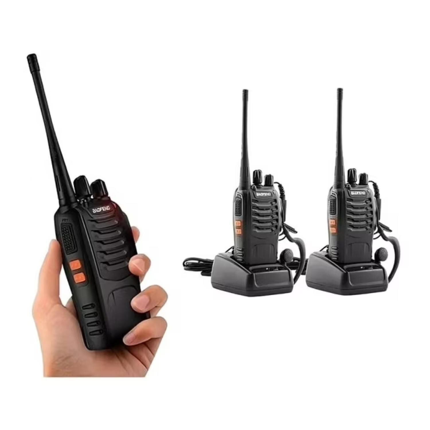 Radiotransmisor Walkie Talkie 5w 470mhz Uhf Bf-888s Baofeng image number 2.0