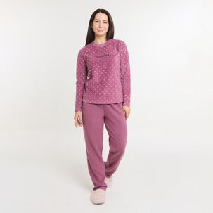 Pijama Polar Manga Larga Mujer Geeps Secret