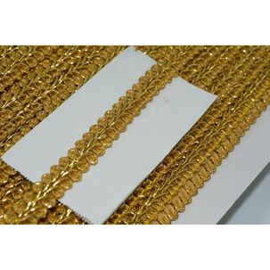 Pasamaneria Dorada Lurex 1.1cm 25 Metros Navidad