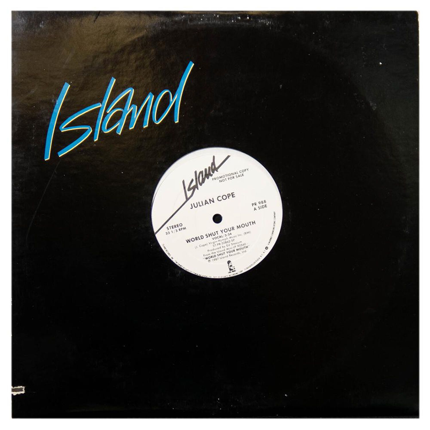 Julian Cope - World Shut Your Mouth (promo) | 12" Maxi Single Usado image number 0.0
