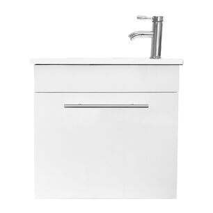  Kit Mueble Vanitorio Domsa Elegant A Muro Blanco 55x33x52cm