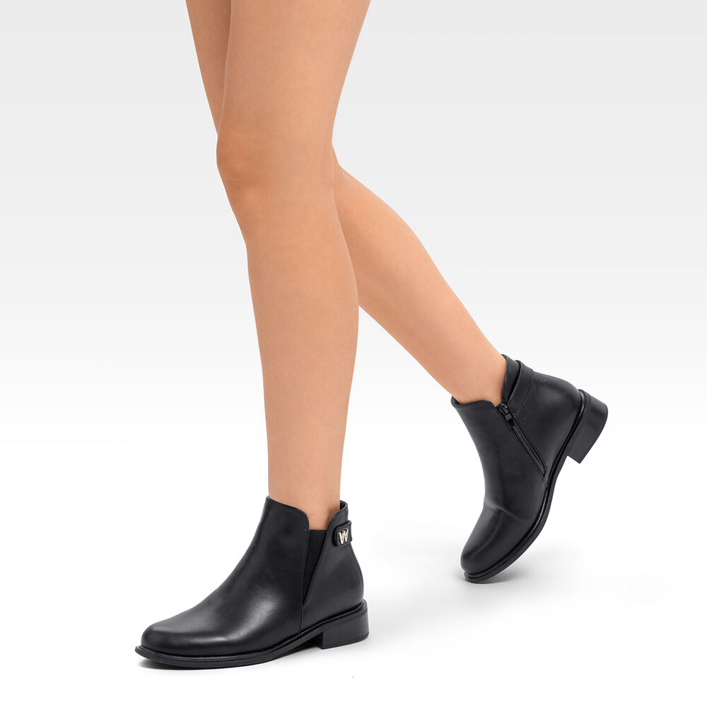 Botin Casual Mujer Eco Cuero Moda Vintage Formal Weide Zs63 image number 2.0