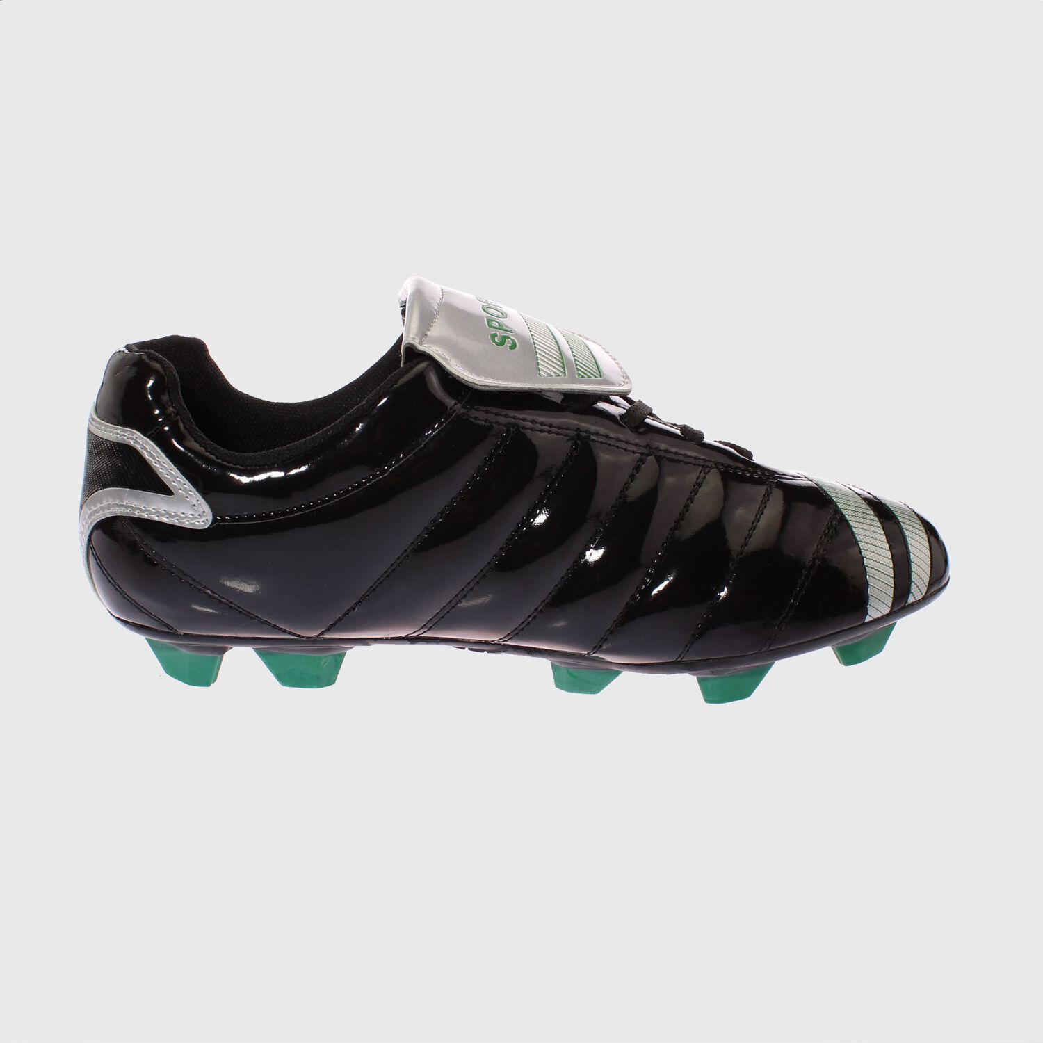 Zapato Futbol Negro/plata V&iacute;a Franca Art. 8a1161black image number 2.0