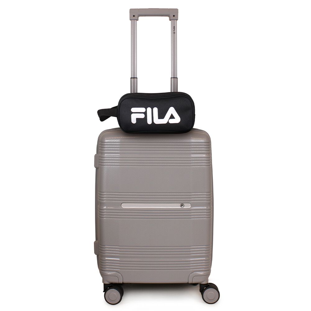 Pack Maleta Cabina Con Usb Chic Gris 10k + Estuche Spark Silver image number 0.0