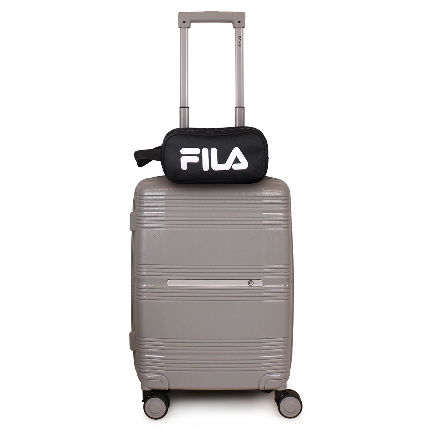 Pack Maleta Cabina Con Usb Chic Gris 10k + Estuche Spark Silver image number 0.0