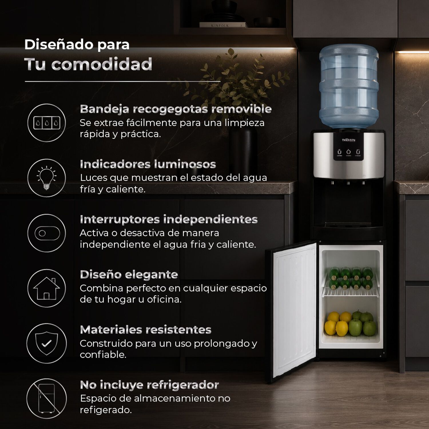 Dispensador Agua Pedestal 3 Temperaturas Thor 3temp Stand image number 3.0