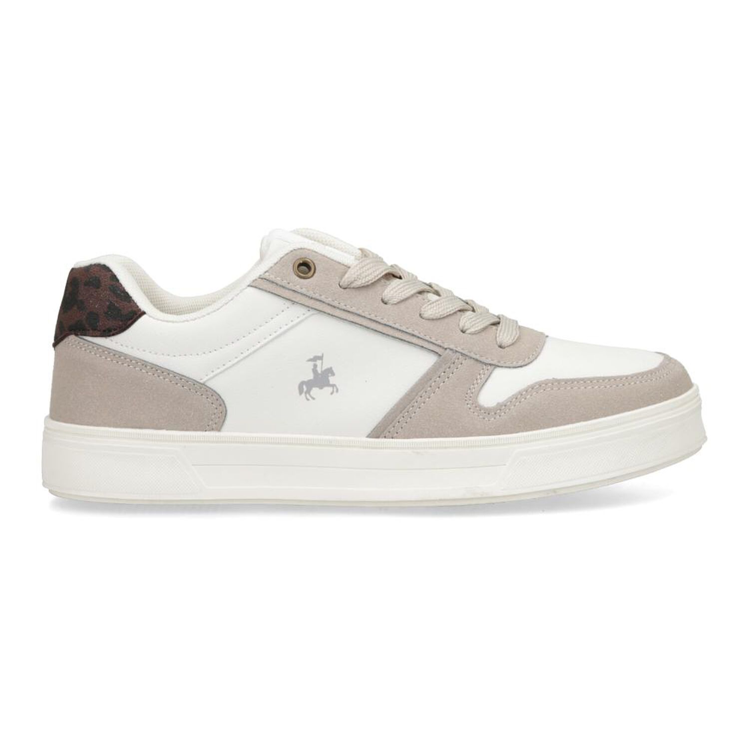 Zapatilla Urbana Mujer The King's Polo Club Beige image number 2.0
