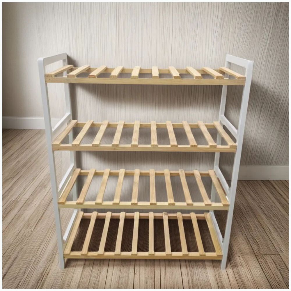 Estante Organizador Zapatero Multiuso 5 Niveles De Madera image number 2.0