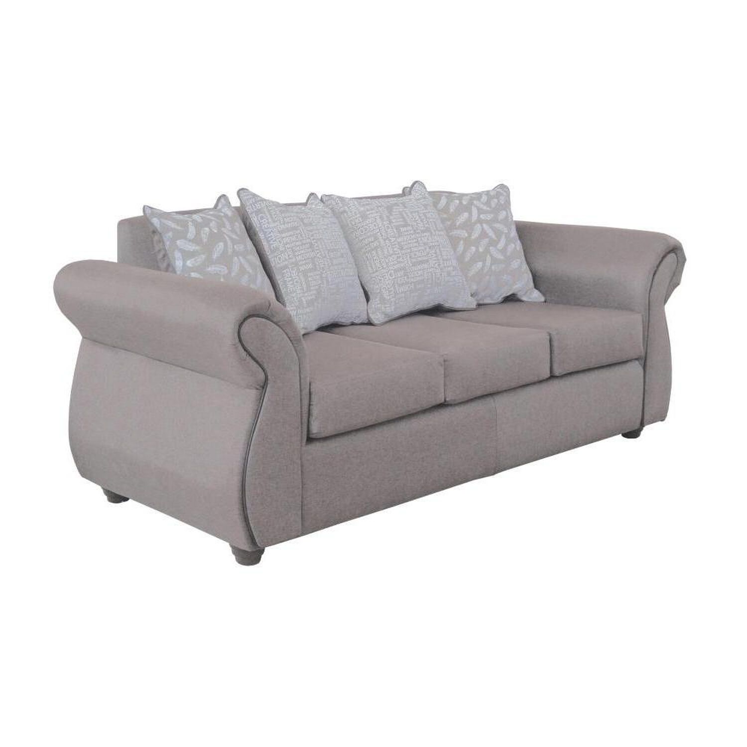 Juego De Living Elegant Detail Moscu / 3 Cuerpos + 2 Pouf image number 1.0