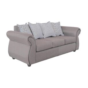 Juego De Living Elegant Detail Moscu / 3 Cuerpos + 2 Pouf