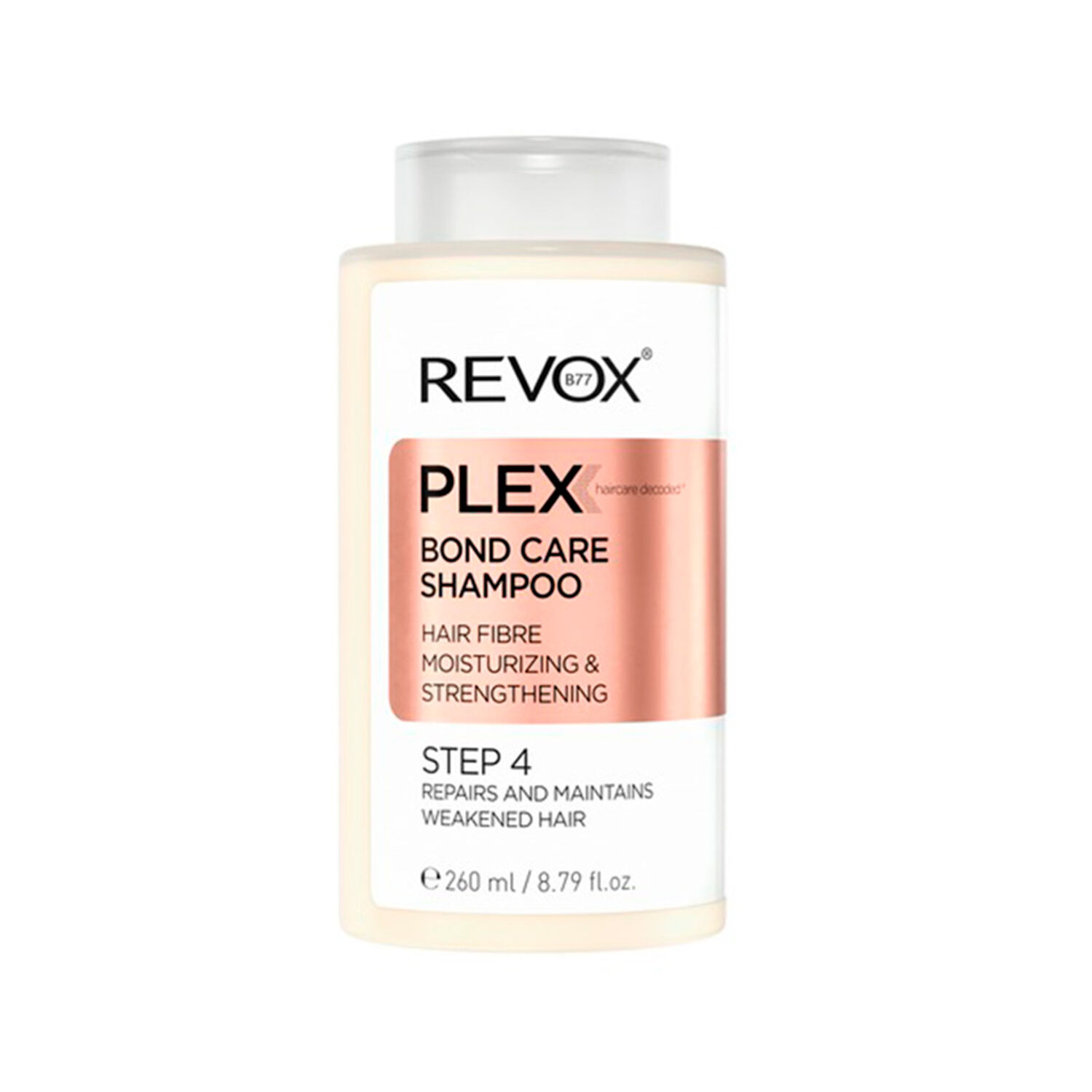 Revox B77 Plex - Shampoo Reparador Para Cabello D&eacute;bil Paso N&deg;4 260 Ml image number 0.0