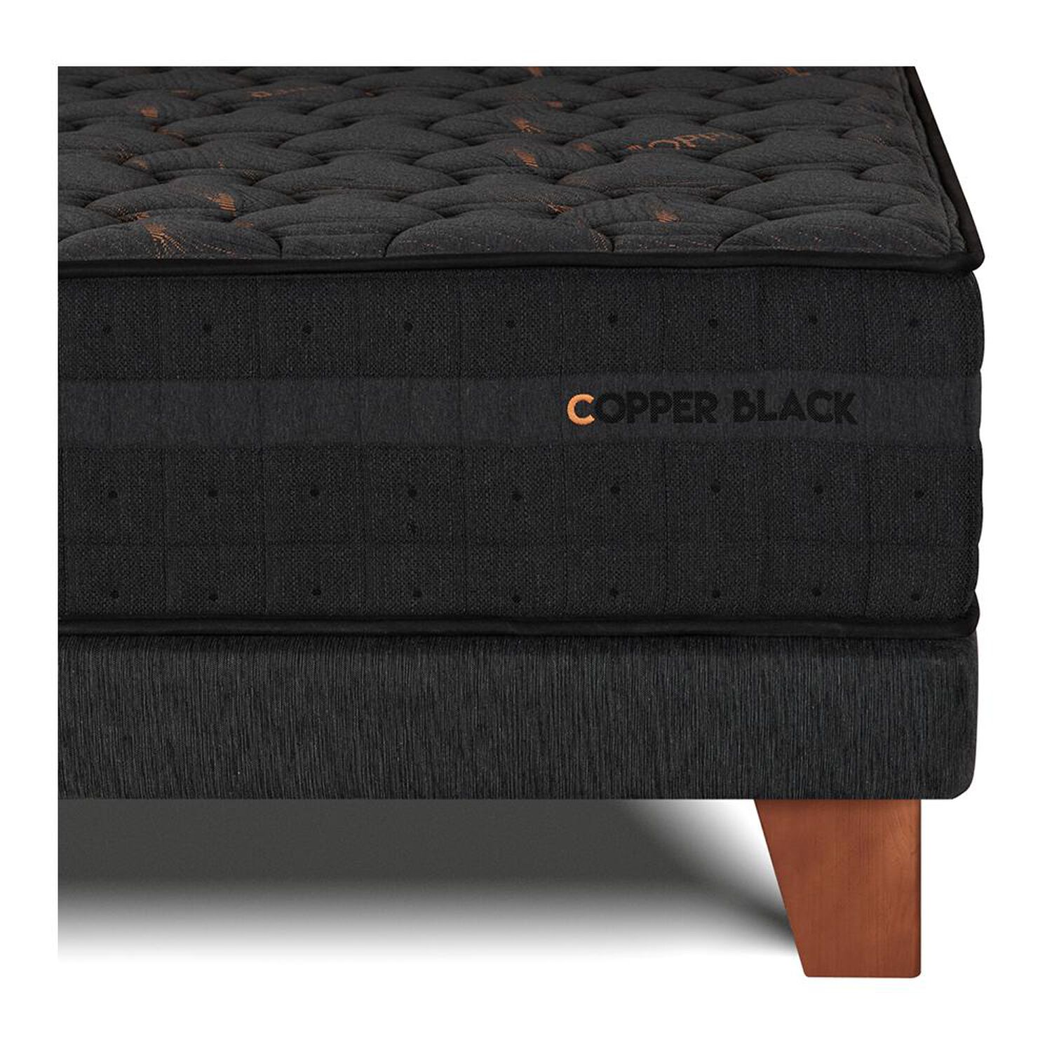 Cama Europea Celta Copper Black / Super King / Base Dividida image number 3.0