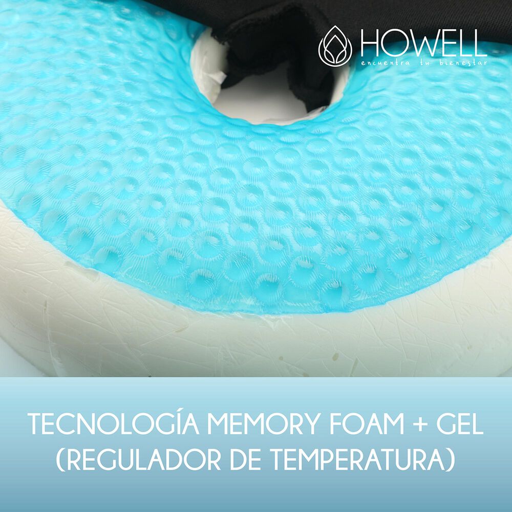 Coj&iacute;n Picaron Antiescaras Howell Gel Viscoel&aacute;stico Memoria image number 6.0