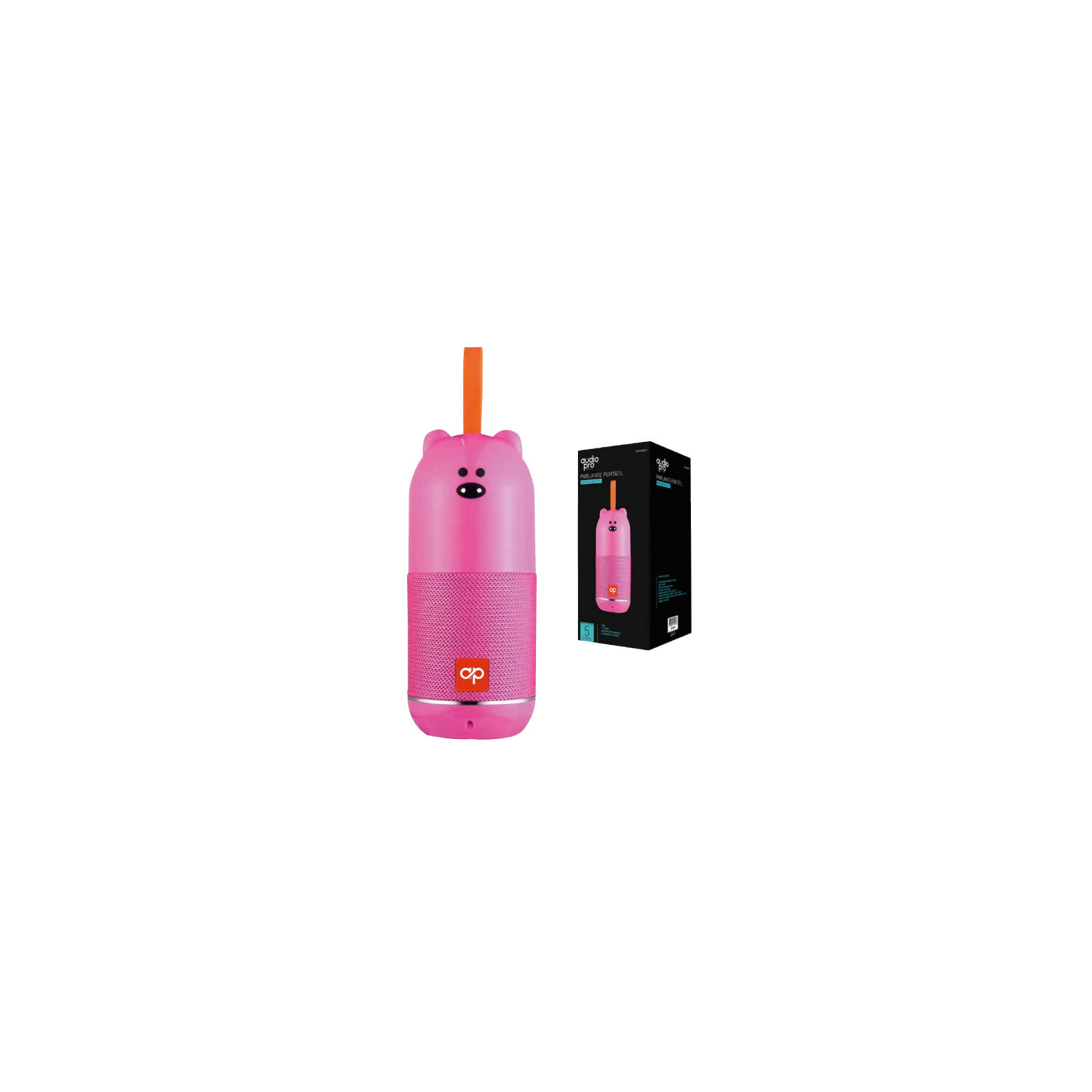 Parlante Bluetooth Dise&ntilde;o Oso Infantil Rosado - Ps image number 1.0