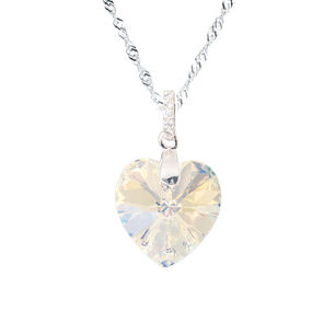 Collar Gran Romance Cristales Genuinos Aurora Boreal