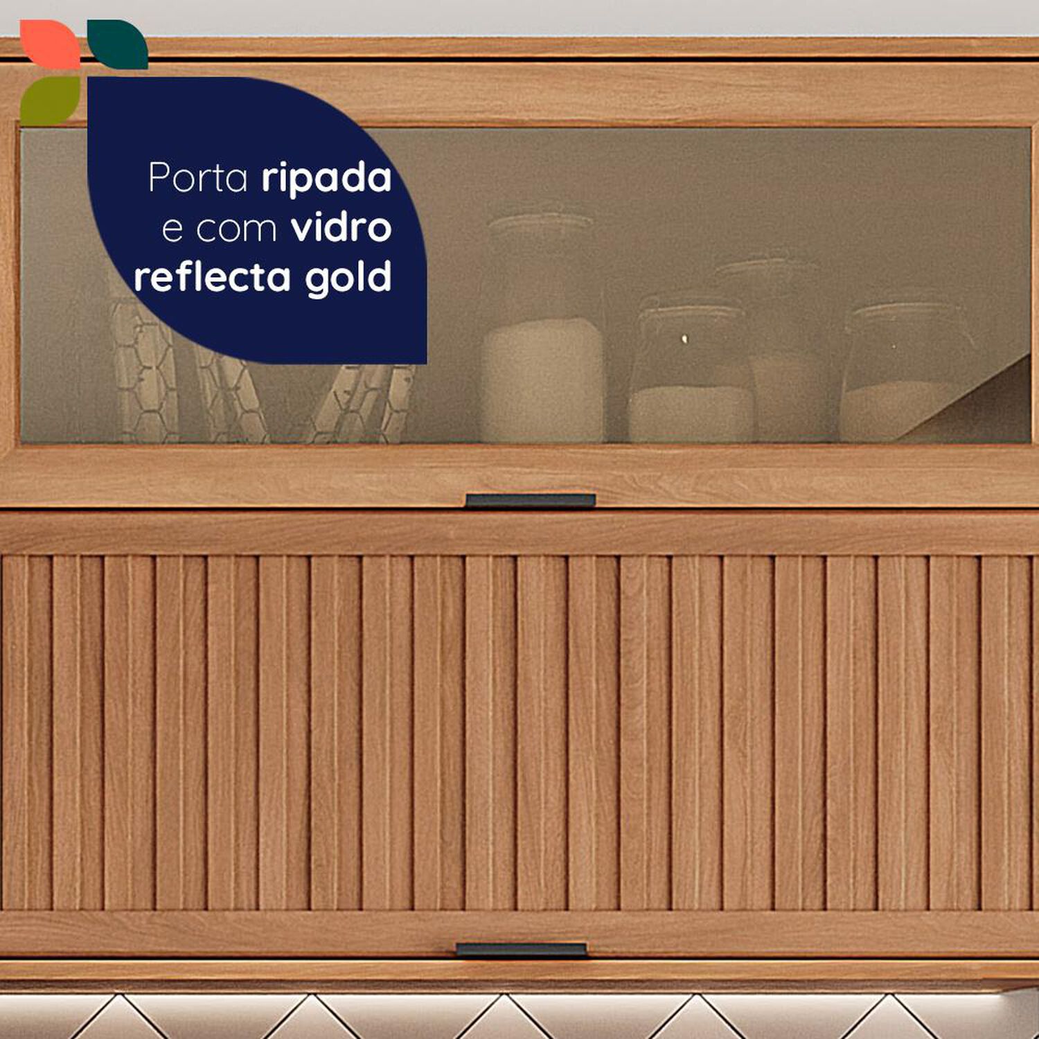 Mueble De Cocina Roca Modular Casta&ntilde;a Modular / 9 Puertas / 2 Cajones image number 6.0