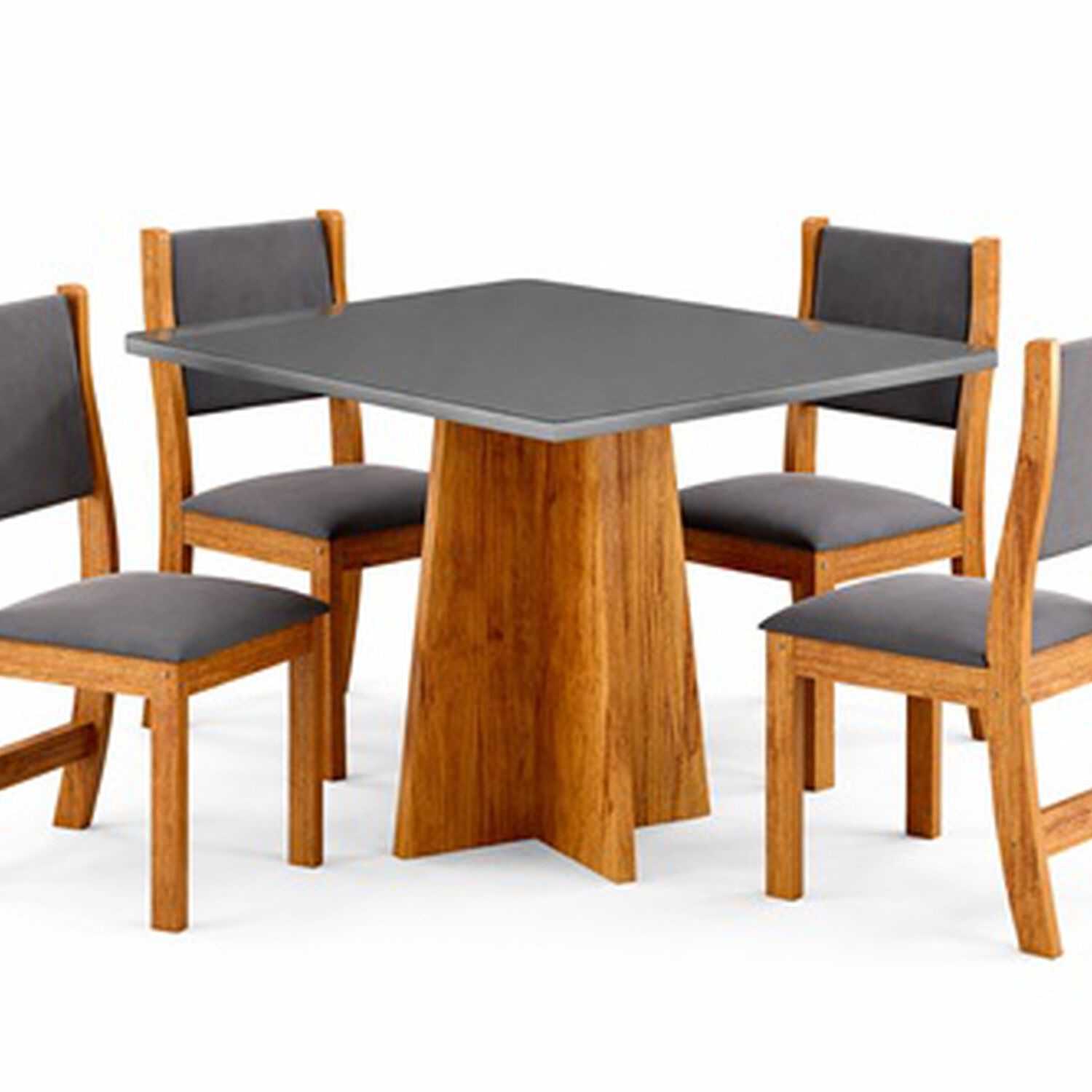 Juego De Comedor 4 Sillas Legado Gris image number 5.0