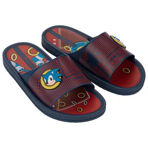 Sandalia Infantil Azul/rojo Sonic Slide Ipanema