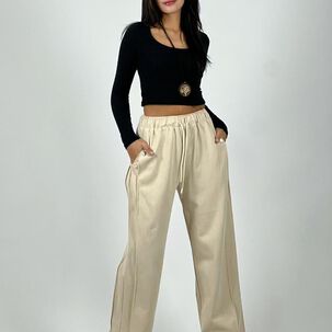 Pantalón De Algodón Doble Pretina