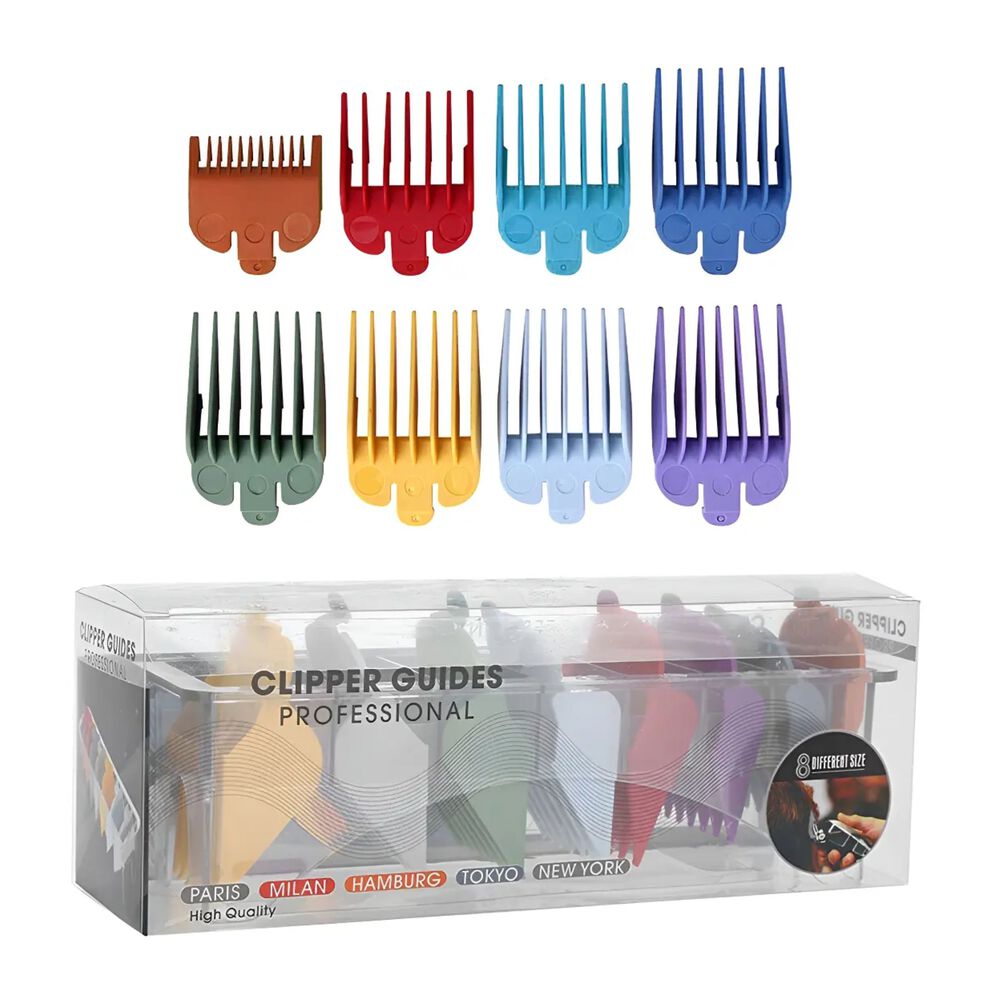Set De 8 Peines O Clipper Para Maquina De Corte image number 1.0
