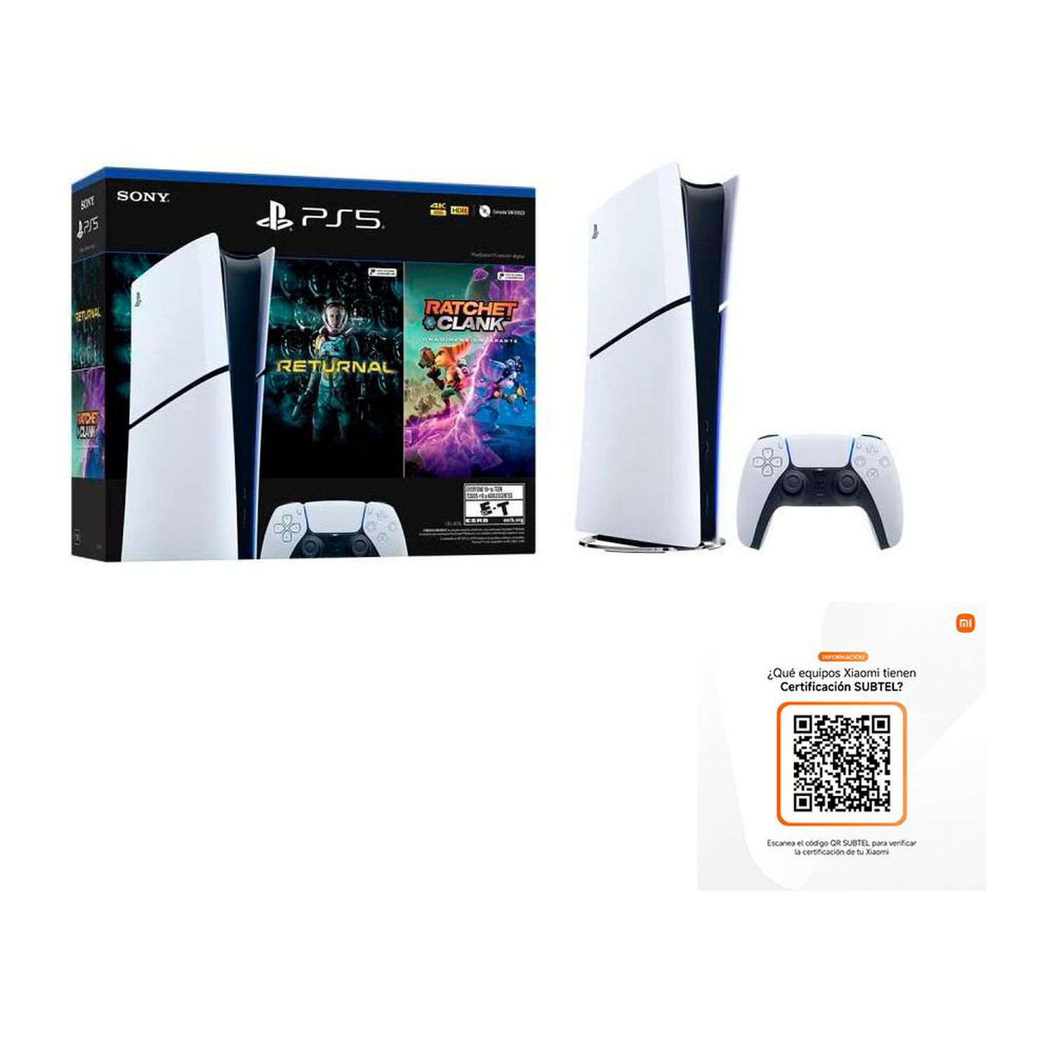 Consola PS5 Sony Slim Digital + Juego Returnal + Juego Ratchet & Clank image number 4.0