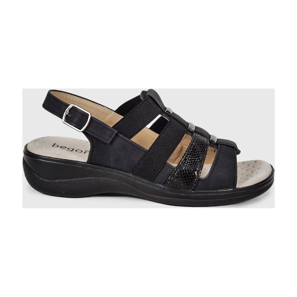 Sandalia Kivu Negro image number 1.0