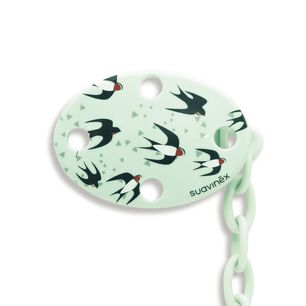 Broche Ovalado Swallow Azul