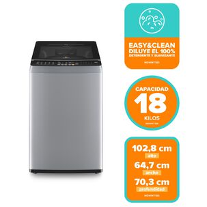 Lavadora Autom&aacute;tica 18kg Carga Superior Mdwmt18s Silver