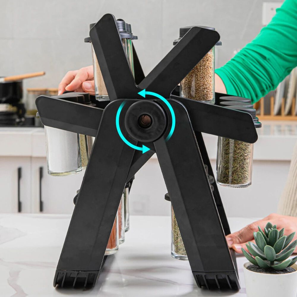 Rack Condimentero Especiero Giratorio Cocina 18 Pcs image number 3.0