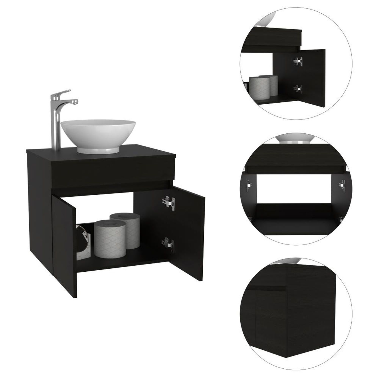 Mueble Lavamanos Tuhome Lavamanos Manchester / 2 Puertas image number 4.0