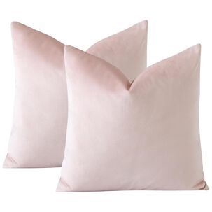 Pack De 02 Fundas De Coj&iacute;n De Terciopelo Suave 45x45 Mod11