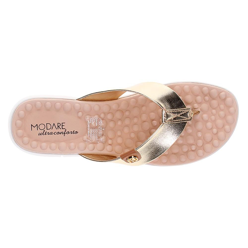 Sandalia Mujer Modare Confort Dorado image number 4.0