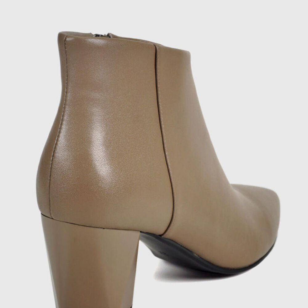 Botín Cuero Alfana Beige image number 4.0