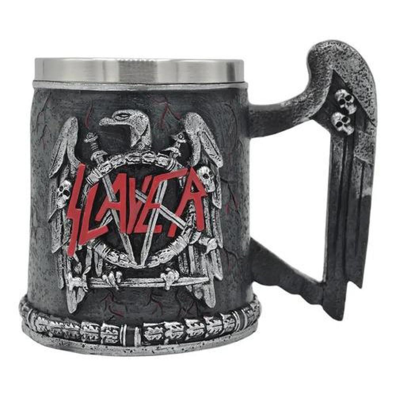 Taz&oacute;n Taza 3d Resina Rock Grupo Slayer - Eagle Logo image number 0.0
