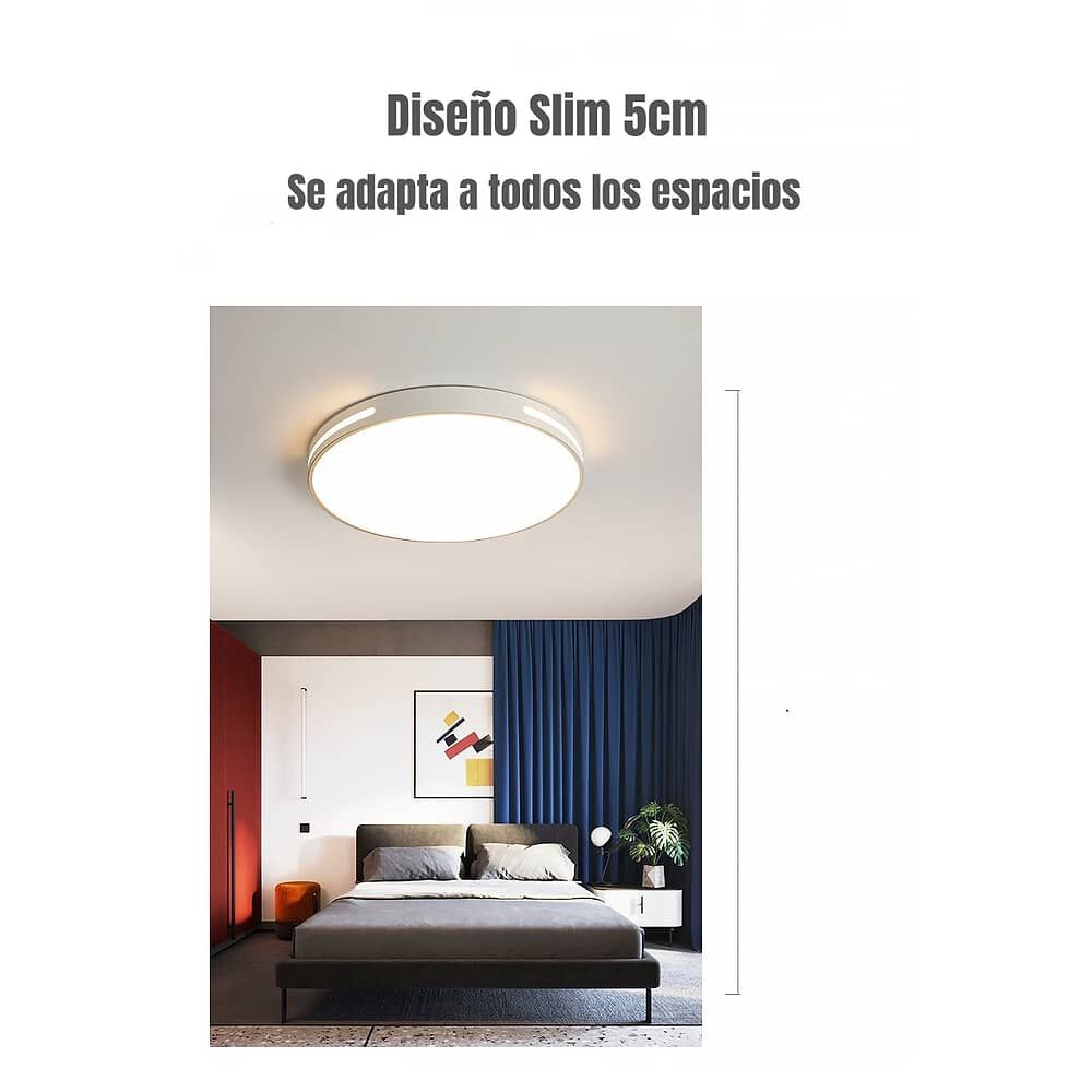 L&aacute;mpara De Techo Led 30cm 18w By Lubabycas image number 2.0