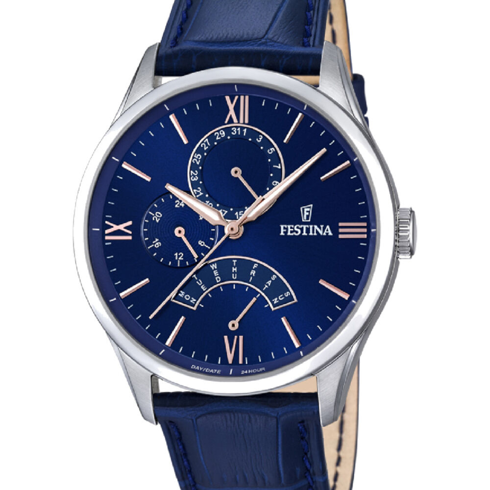 Reloj F16823/3 Festina Azul Hombre Retro image number 0.0
