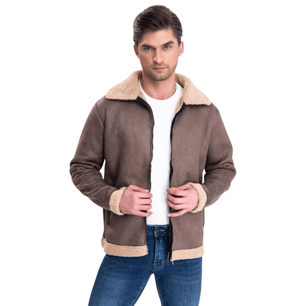Chaqueta Ecocuero Soft Boston Hombre image number 0.0