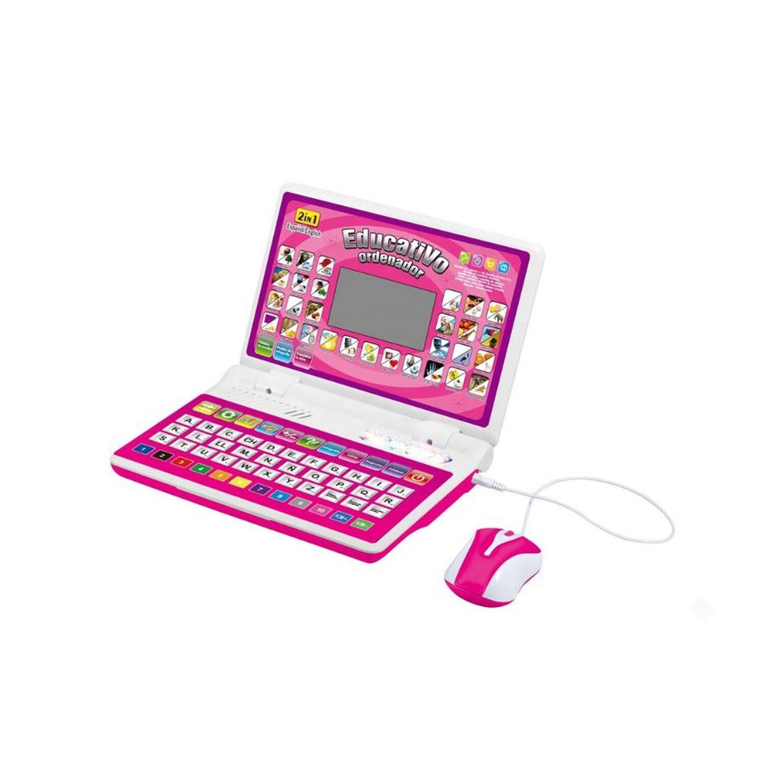 Computador Educativo Did&aacute;ctico 2 En 1 Biling&uuml;e Ni&ntilde;os image number 0.0