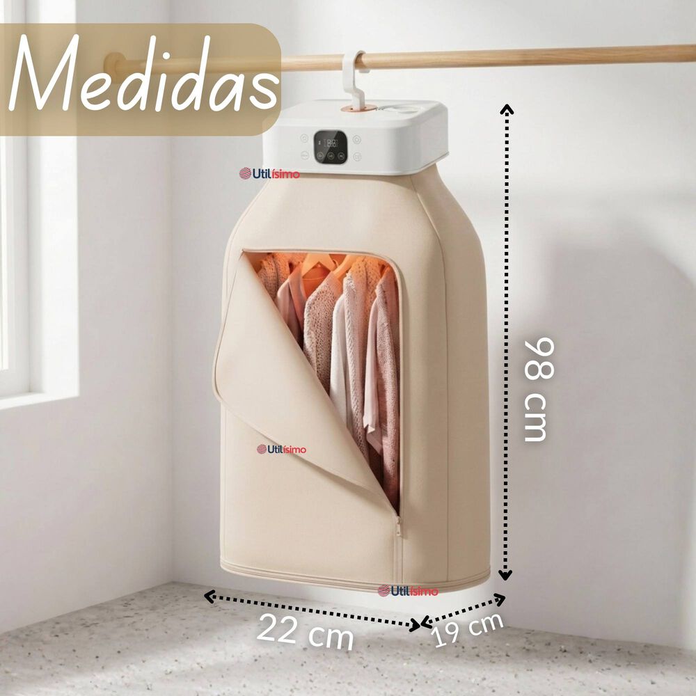 Secadora Ropa Port&aacute;til Compacto El&eacute;ctrico Bajo Consumo 900w - 1000w image number 3.0