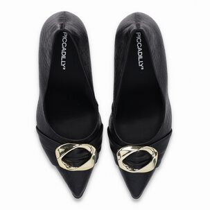 Zapato Mujer Negro/dorado Silvana 42 Piccadilly