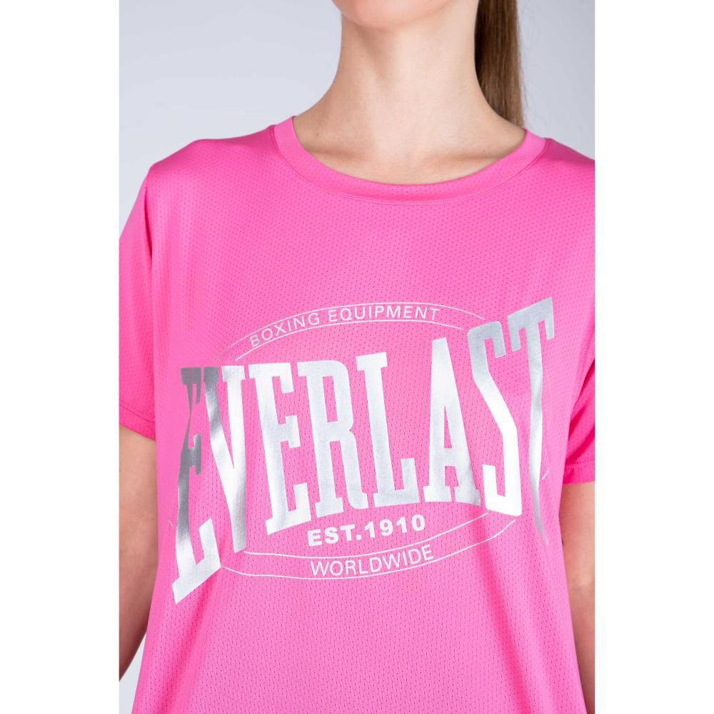 Polera M/c Mujer Basic Everlast image number 2.0