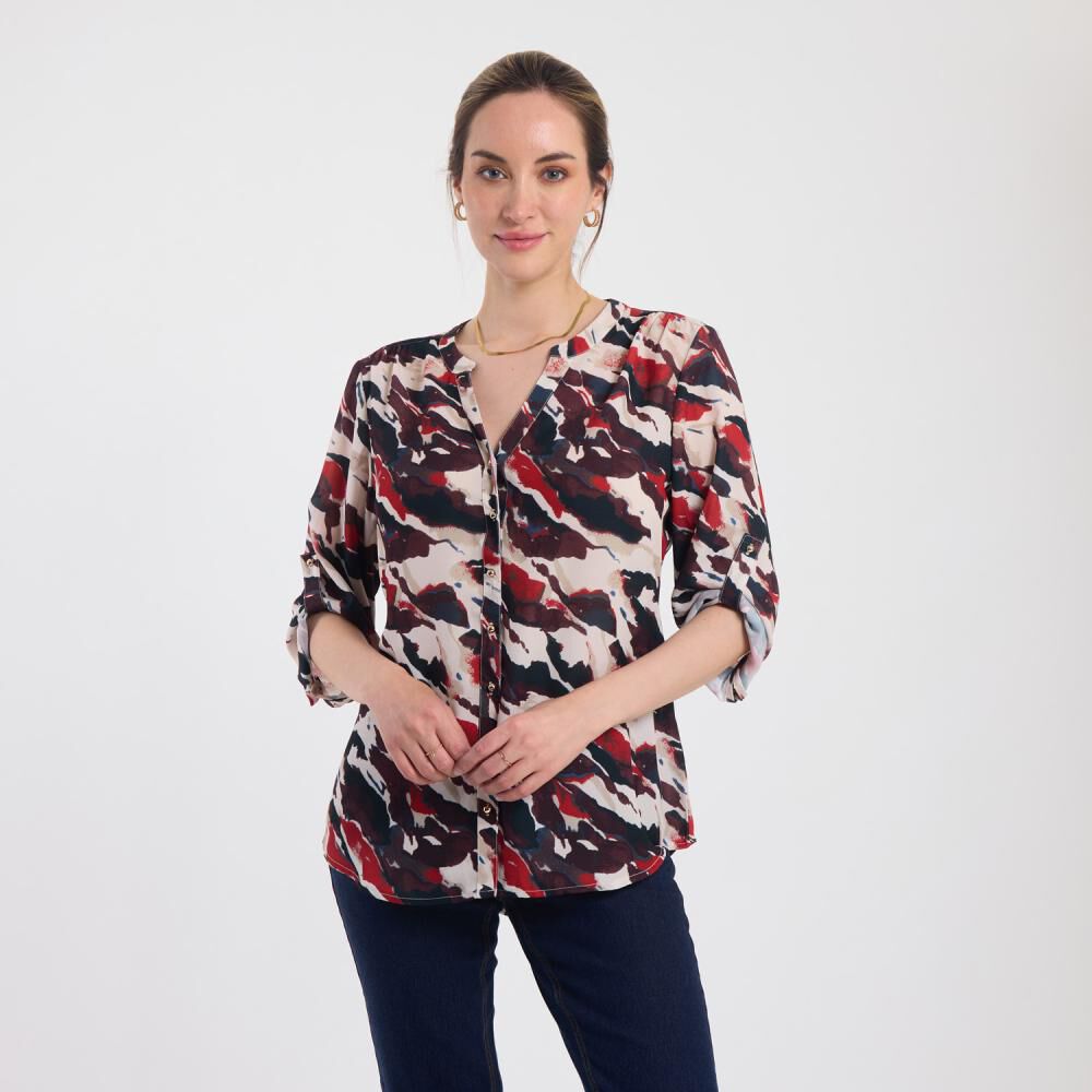 Blusa Camisera Manga Larga Mujer Lesage image number 0.0